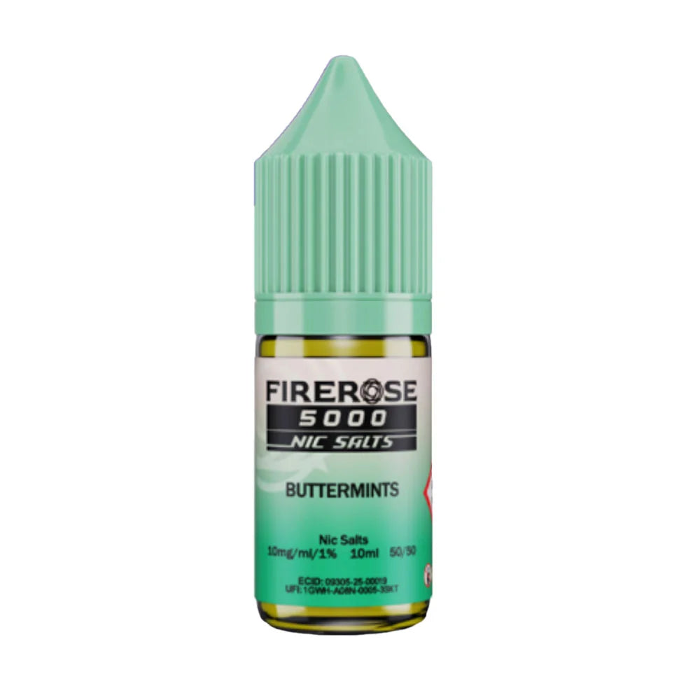 Firerose 5000 10ml Nic Salt Eliquid - Buttermints