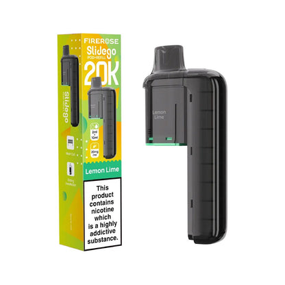 Firerose Slidego 20K Puffs Prefilled Pods - Lemon Lime
