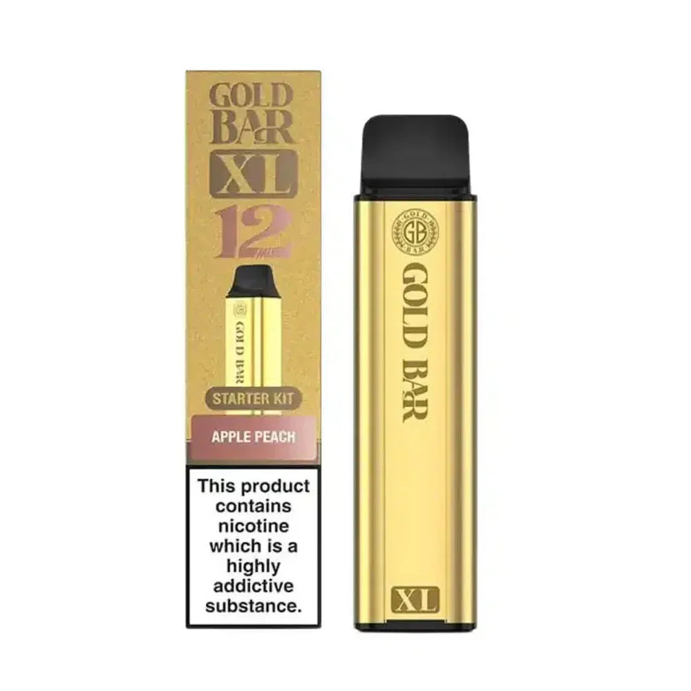 Gold Bar XL 10K Prefilled Pod Kit - Apple Peach