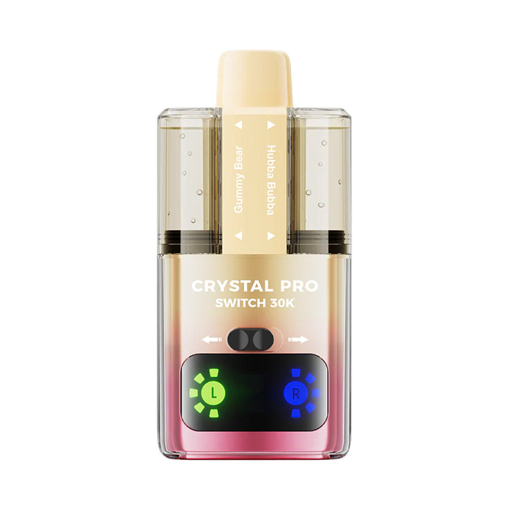 Crystal Pro Switch 30K Puff Disposable Vape - Gummy Bear / Hubba Bubba