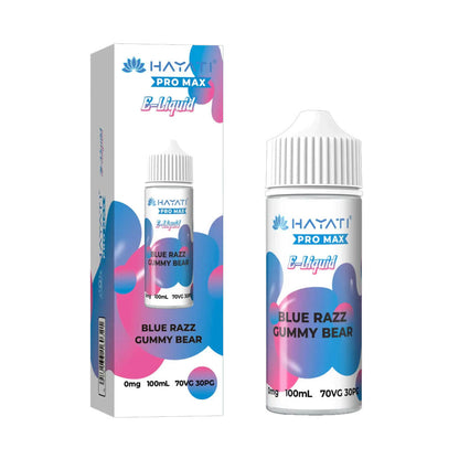Hayati Pro Max 100ml Shortfill E-Liquid – Multi-Flavour (70/30 VG/PG)