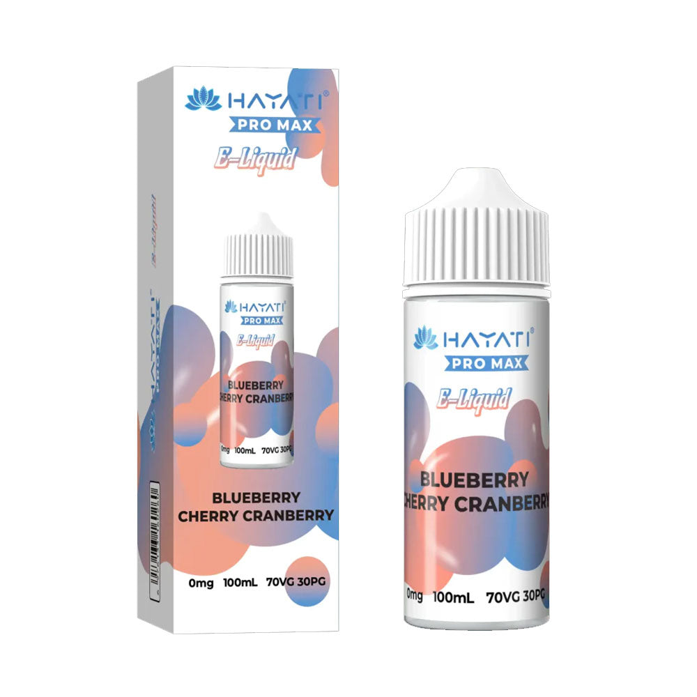 Hayati Pro Max 100ml Shortfill E-Liquid – Multi-Flavour (70/30 VG/PG)