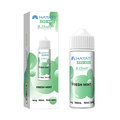 Hayati Pro Max 100ml Shortfill E-Liquid – Multi-Flavour (70/30 VG/PG)