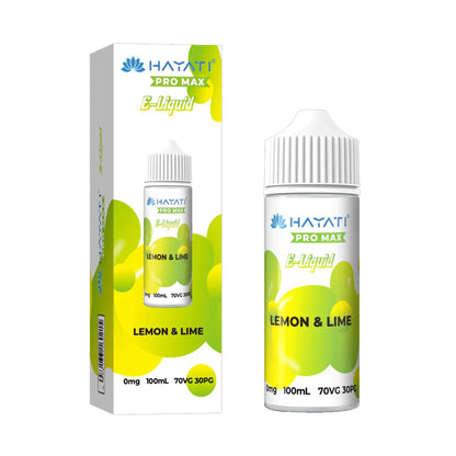 Hayati Pro Max 100ml Shortfill E-Liquid – Multi-Flavour (70/30 VG/PG)