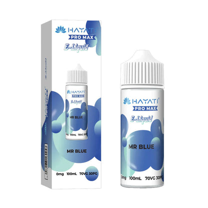 Hayati Pro Max 100ml Shortfill E-Liquid – Multi-Flavour (70/30 VG/PG)