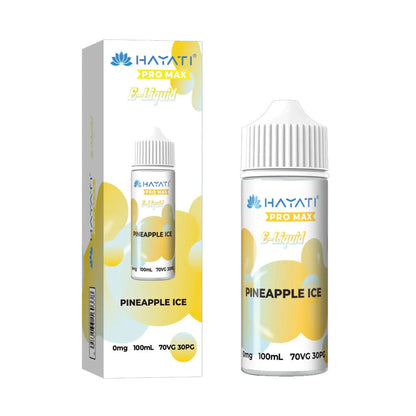 Hayati Pro Max 100ml Shortfill E-Liquid – Multi-Flavour (70/30 VG/PG)
