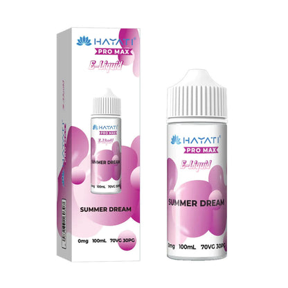 Hayati Pro Max 100ml Shortfill E-Liquid – Multi-Flavour (70/30 VG/PG)