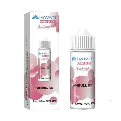 Hayati Pro Max 100ml Shortfill E-Liquid – Multi-Flavour (70/30 VG/PG)