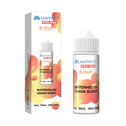 Hayati Pro Max 100ml Shortfill E-Liquid – Multi-Flavour (70/30 VG/PG)