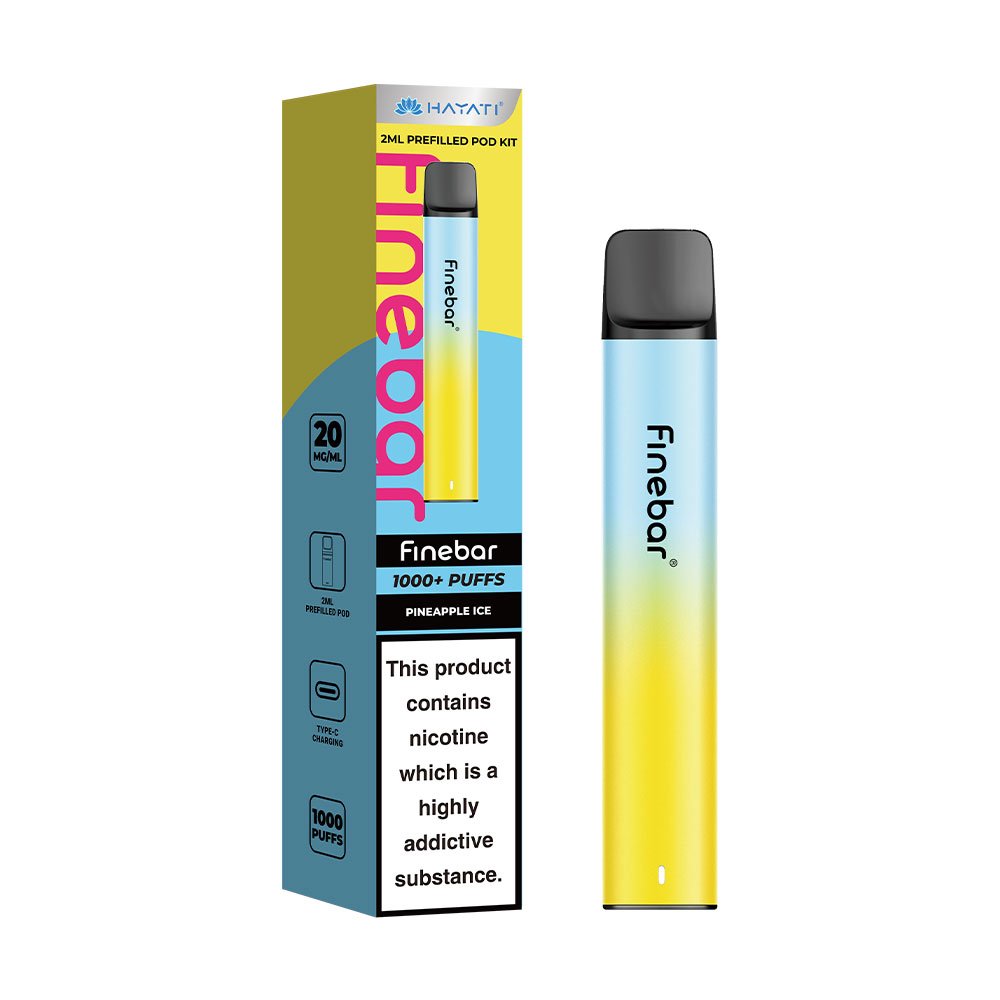 Hayati Finebar 1000 Puffs Prefilled Pod Kit - Pineapple Ice
