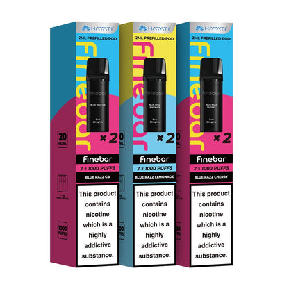 Hayati Finebar 1000 Puffs Prefilled Pods (Pack of 2)