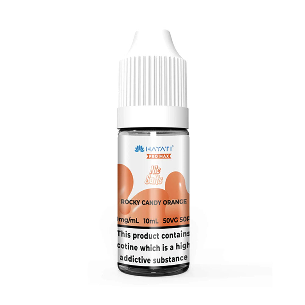 Hayati Pro Max Rocky Candy Orange 10ml Nic Salt E Liquid