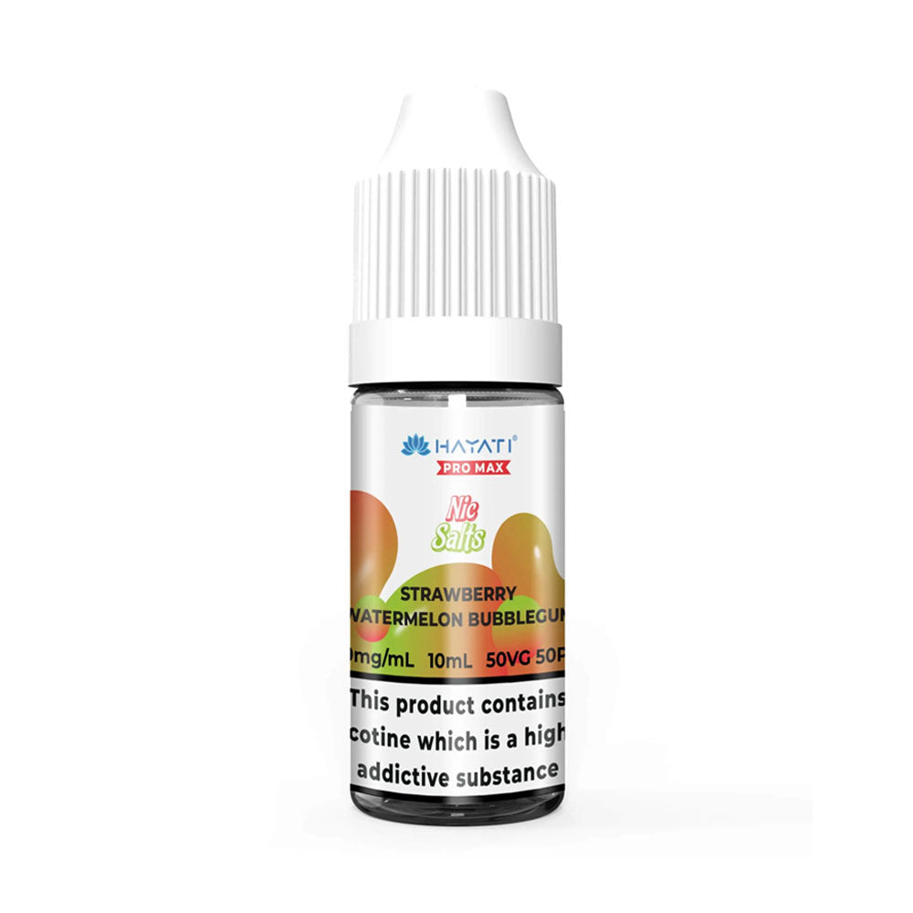 Hayati Pro Max Strawberry Watermelon Bubblegum 10ml Nic Salt E Liquid