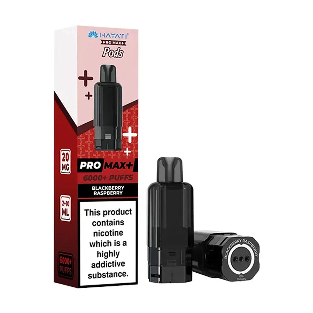 Hayati Pro Max Plus 6K Prefilled Pods - Blackberry Raspberry