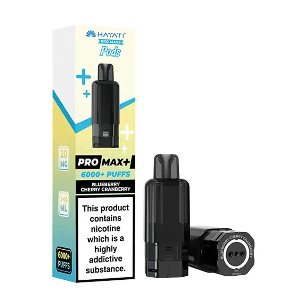 Hayati Pro Max Plus 6K Prefilled Pods - Blueberry Cherry Cranberry