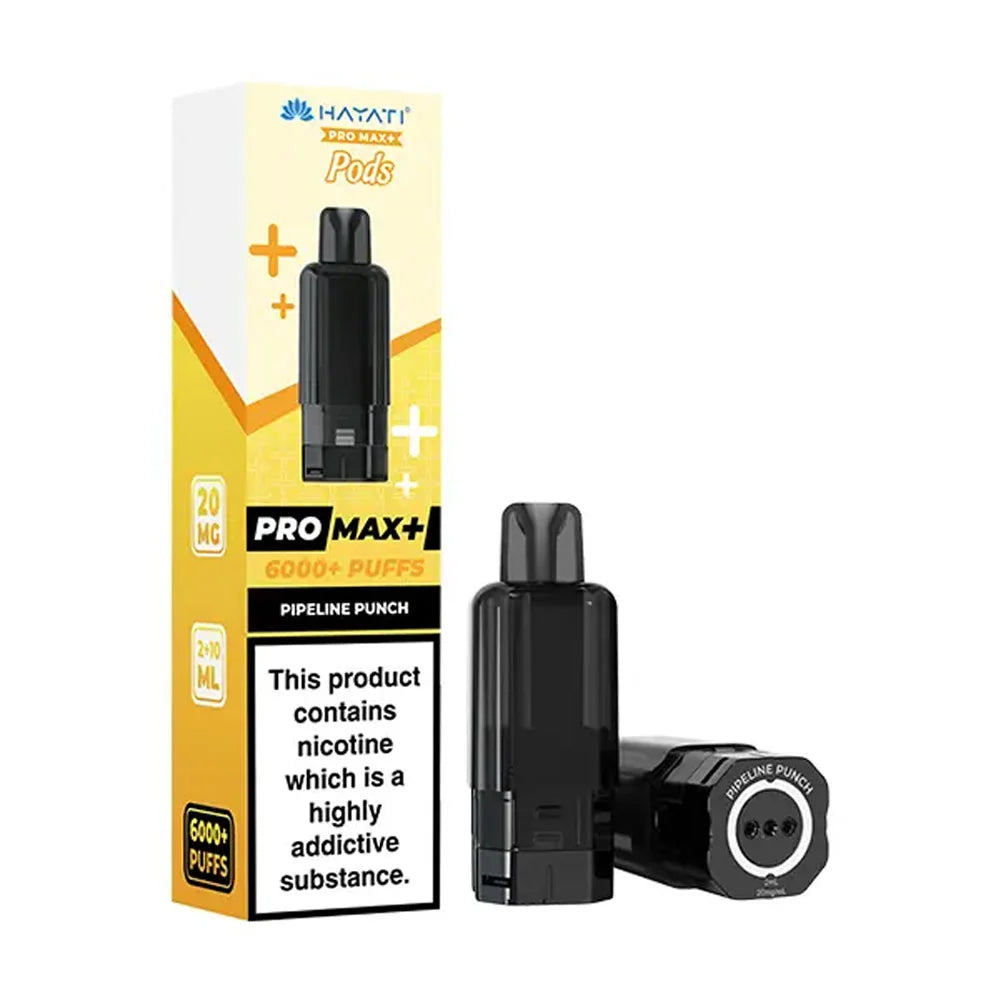 Hayati Pro Max Plus 6K Prefilled Pods Pipeline Punch
