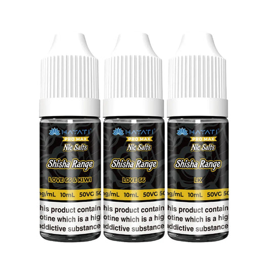 Hayati Pro Max Shisha Range 10ml Nic Salts E Liquid