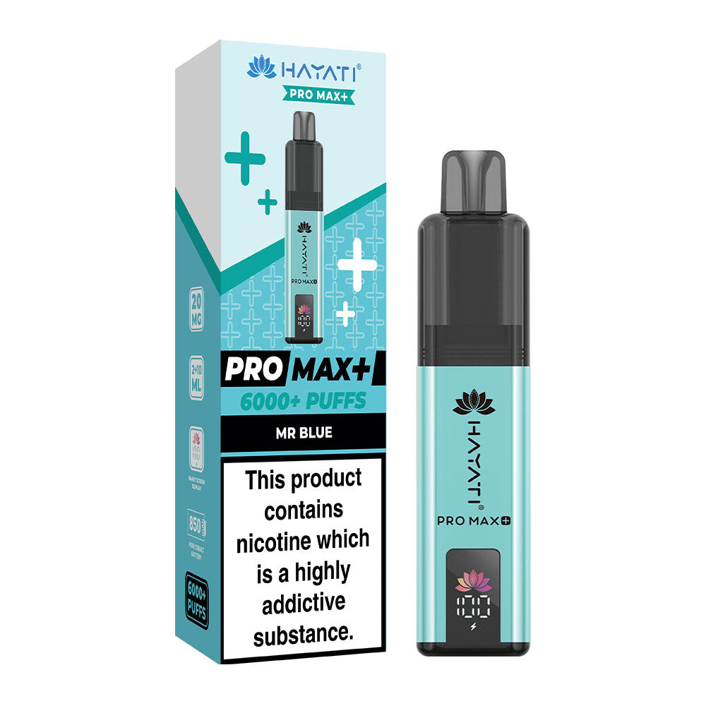 Hayati Pro Max Plus 6000 Puffs - Mr Blue