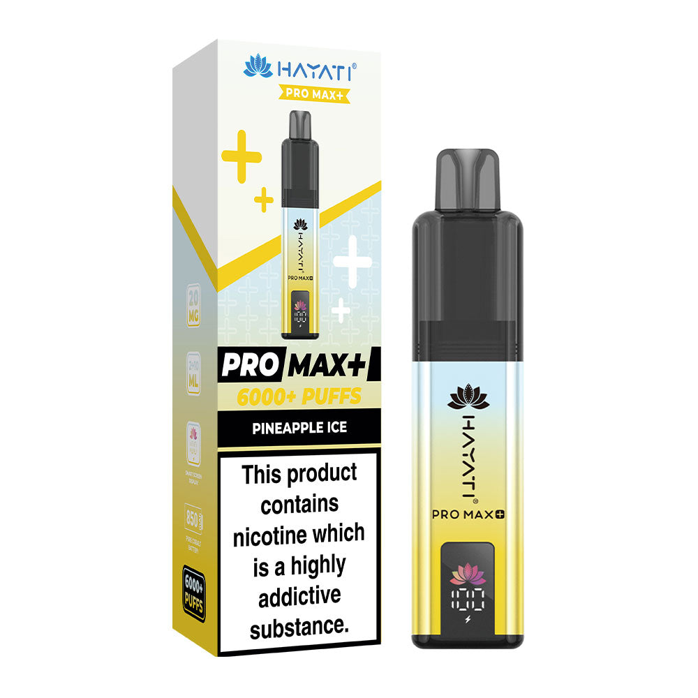 Hayati Pro Max Plus 6000 Puffs - Pineapple Ice