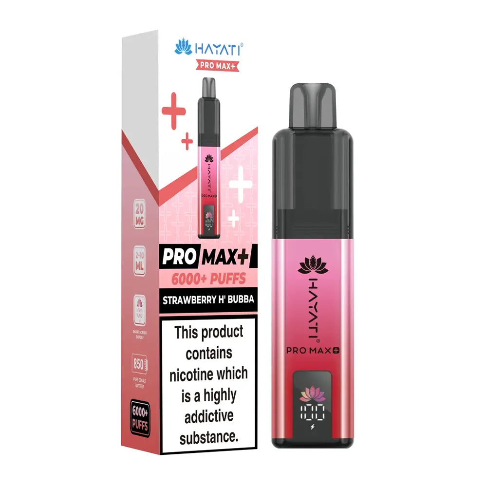 Strawberry Hubba Bubba Hayati Pro Max Plus
