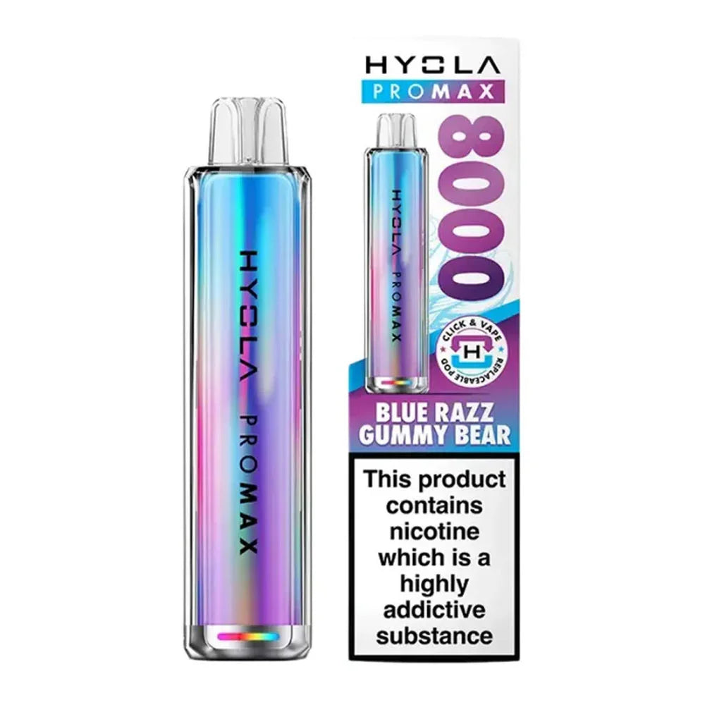 Hyola Pro Max 8K Prefilled Pod Kit - Blue Razz Gummy Bear