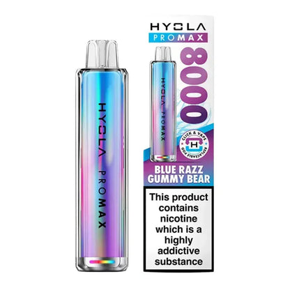 Hyola Pro Max 8K Prefilled Pod Kit - Blue Razz Gummy Bear