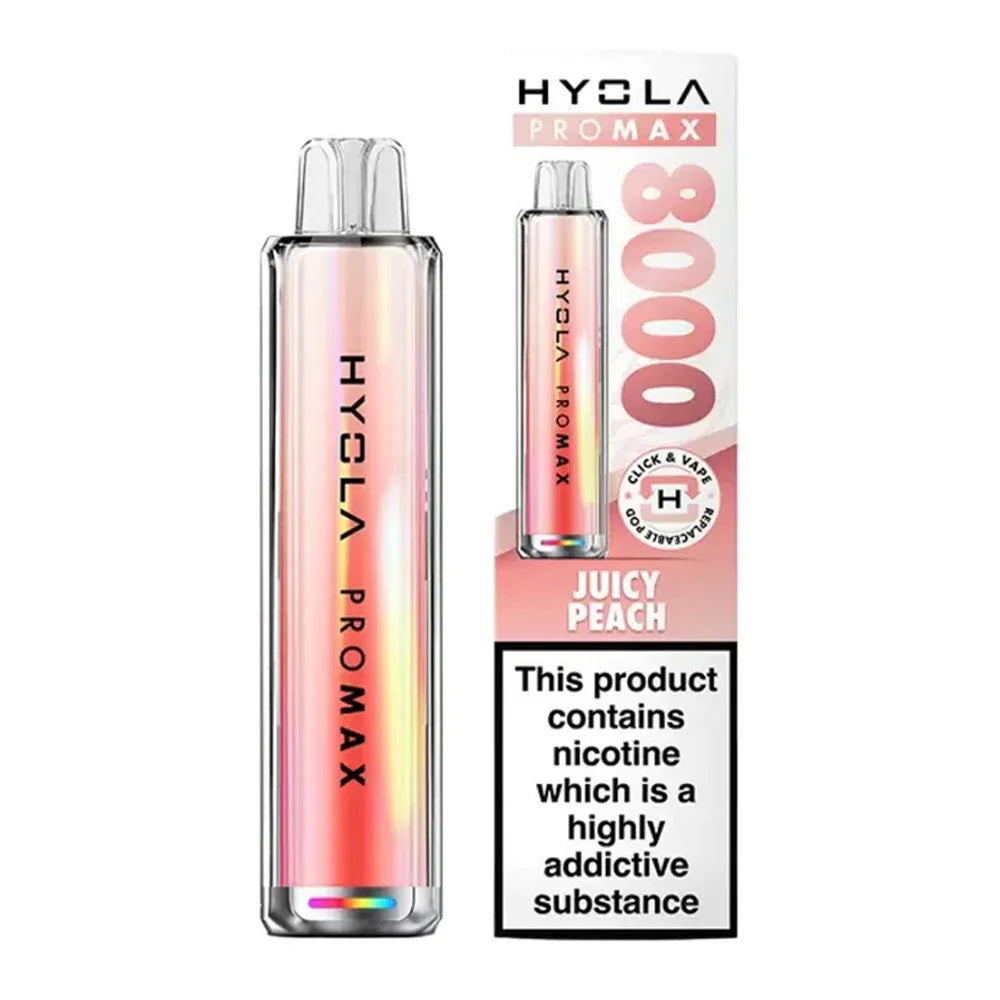 Hyola Pro Max 8K Prefilled Pod Kit - Juicy Peach
