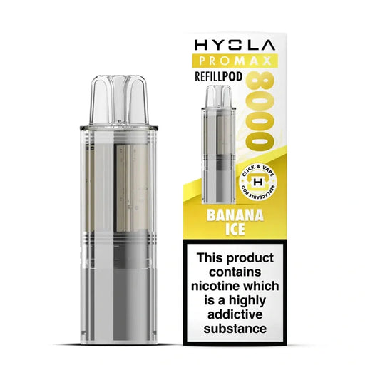 Hyola Pro Max 8K Prefilled Pods - Banana Ice