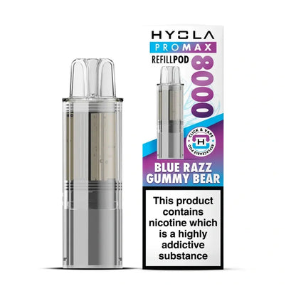 Hyola Pro Max 8K Prefilled Pods - Blue Razz Gummy Bear