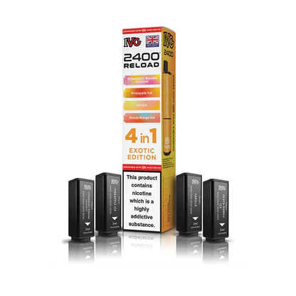 IVG 2400 Reload 4 in 1 Prefilled Pods - Exotic Edition