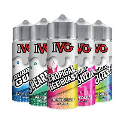 IVG 100ml Shortfill E-Liquid – Multi-Flavour