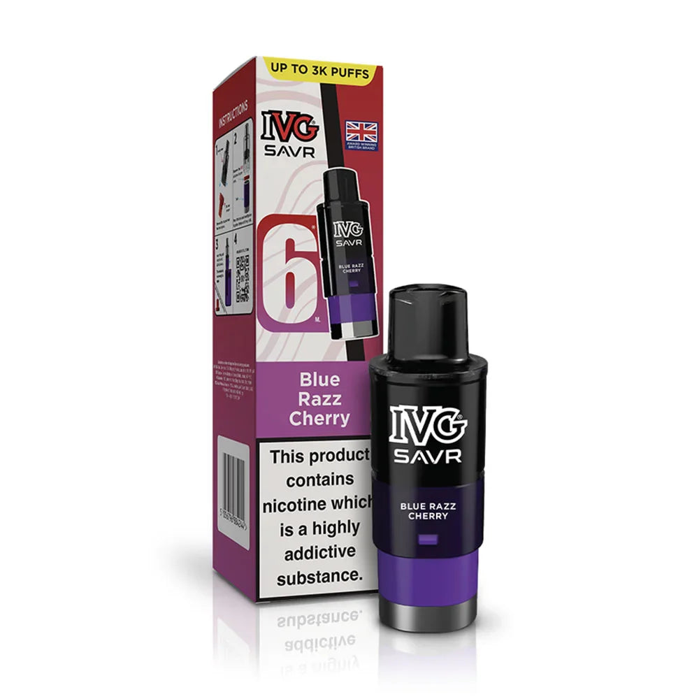 IVG SAVR Prefilled Pods - Blue Razz Cherry