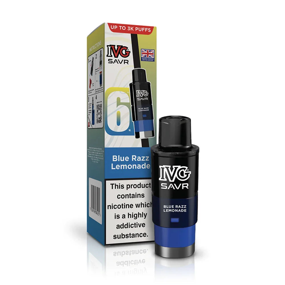 IVG SAVR Prefilled Pods - Blue Razz Lemonade