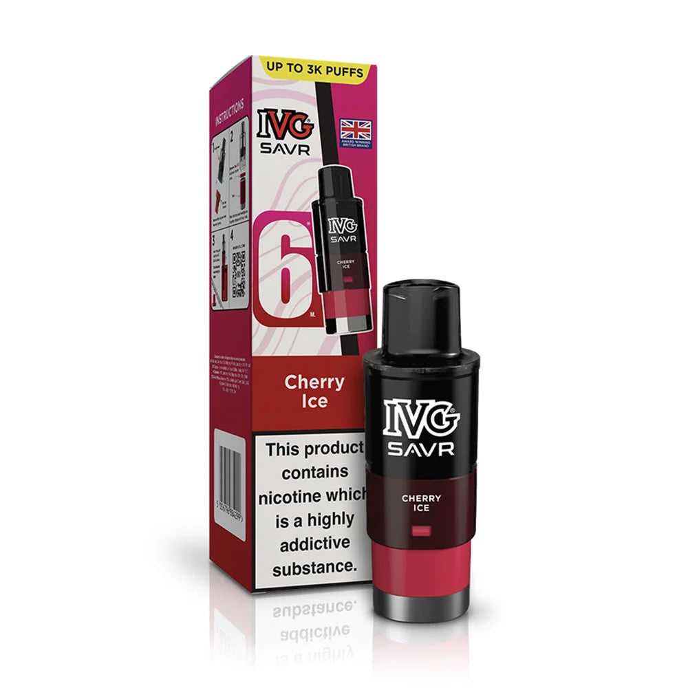 IVG SAVR Prefilled Pods - Cherry Ice