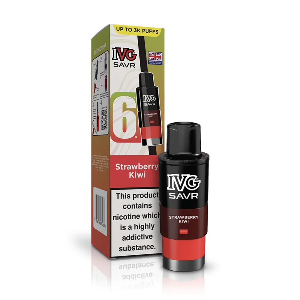 IVG SAVR Prefilled Pods - Strawberry Kiwi