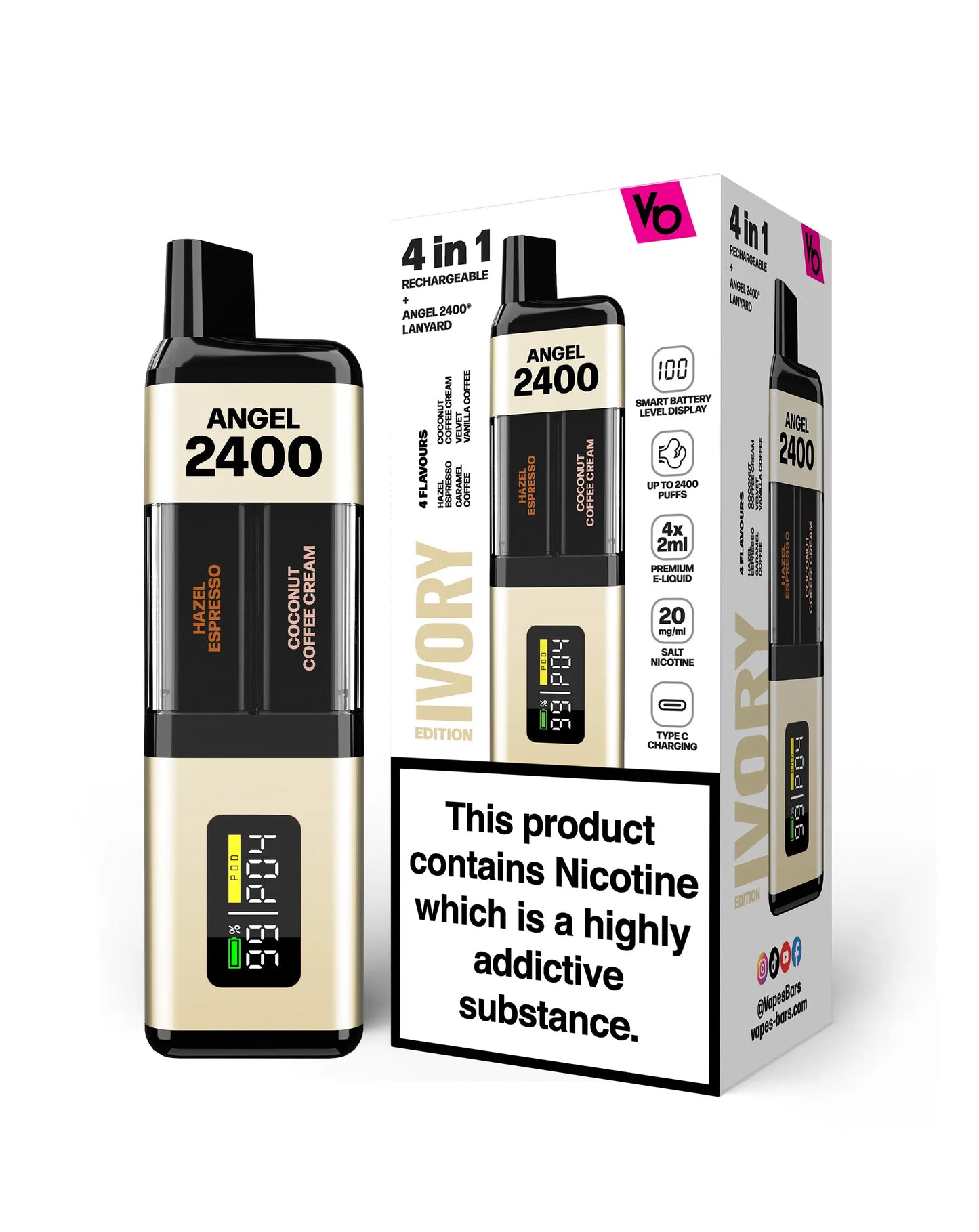 Angel 2400 Kit by Vapes Bars