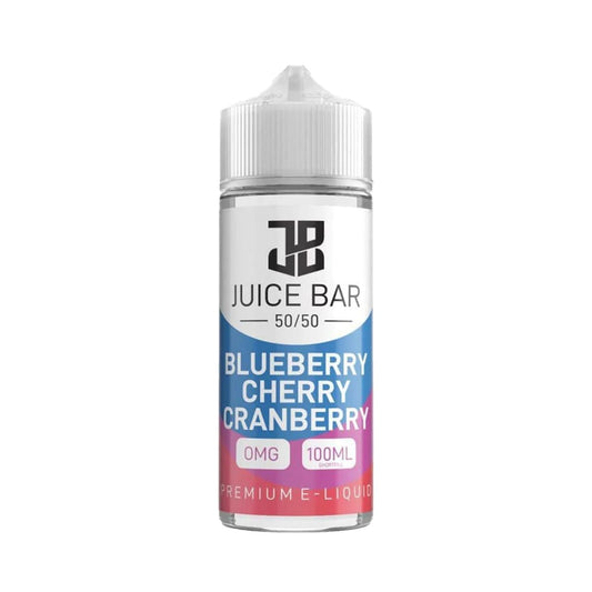 Juice Bar Blueberry Cherry Cranberry 100ml Shortfill E Liquid