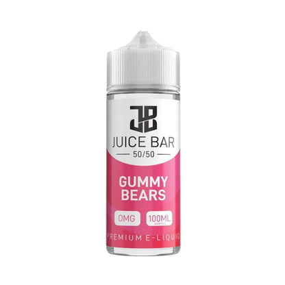 Juice Bar 100ml Shortfill E-Liquid – Multi-Flavour Variation (50/50 VG/PG)