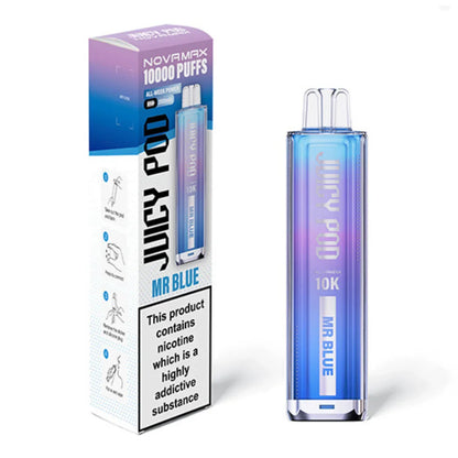 Juicy Pod Novamax 10K Prefilled Pod Kit - Mr Blue