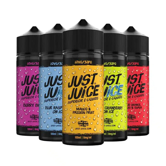 Just Juice 100ml Shortfill E-Liquid – Multi-Flavour