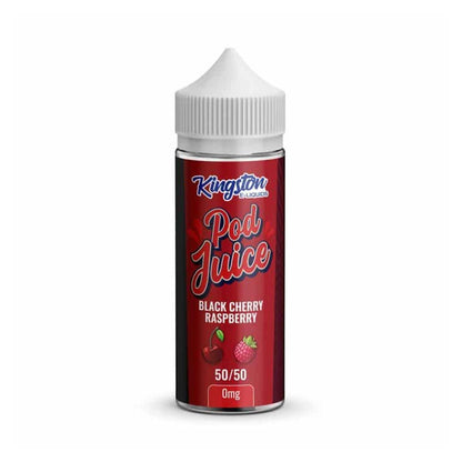 Kingston Pod Juice 50/50 100ml Shortfill Eliquid - Black Cherry Raspberry
