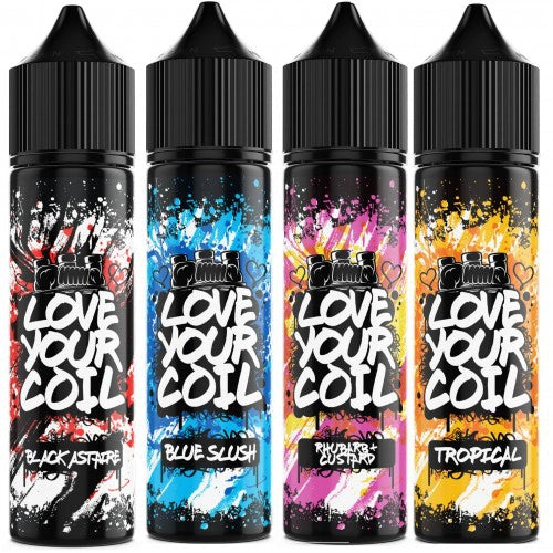 Love Your Coil 50ml Shortfill E-Liquid – Multi-Flavour