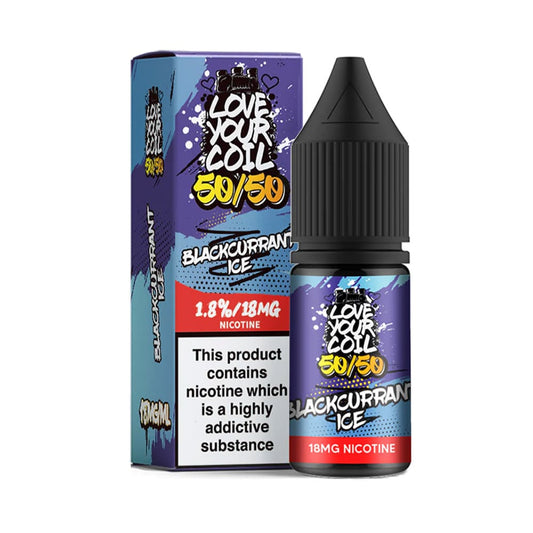 Blackcurrant Ice 10ml Starter E Liquid by Love Your Coil