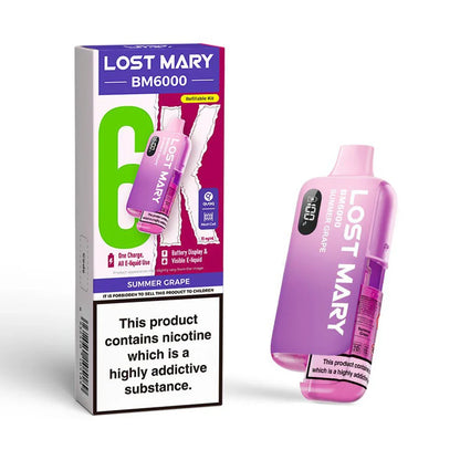 Lost Mary BM6000 Refillable Pod Kit - Summer Grape