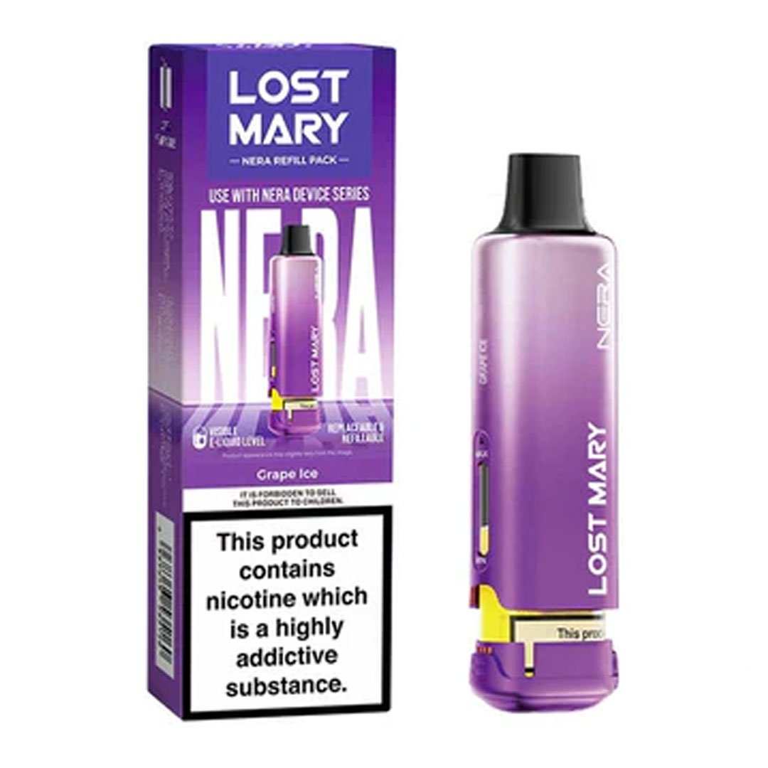 Lost Mary NERA 15K Prefilled Pods - Grape Ice