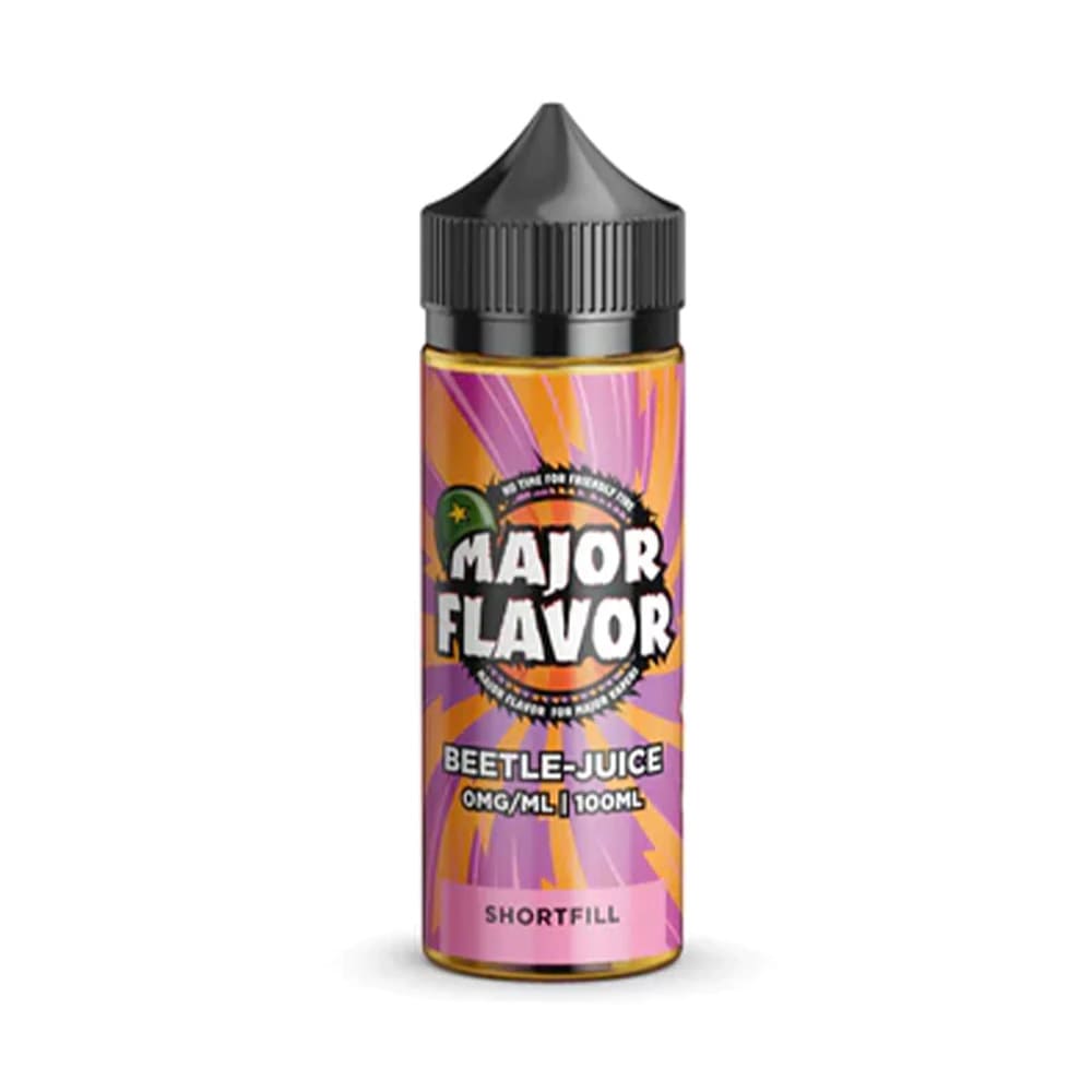 Major Flavor 100ml Shortfill E-Liquid – Multi-Flavour