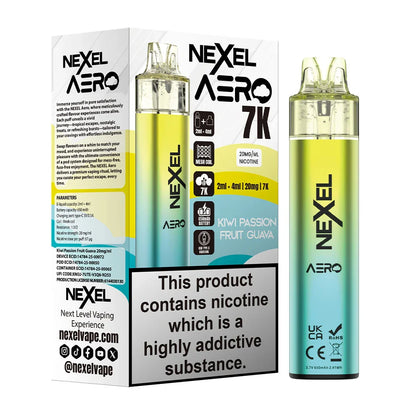 Nexel Aero 7K Prefilled Pod Kit - Kiwi Passion Fruit Guava