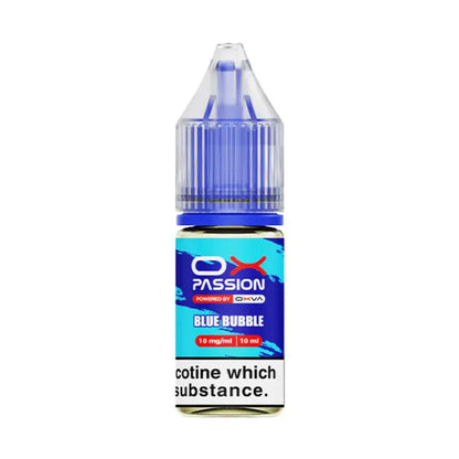 OX Passion 10ml Nic Salt E Liquid (Pack of 10) - Blue Bubble