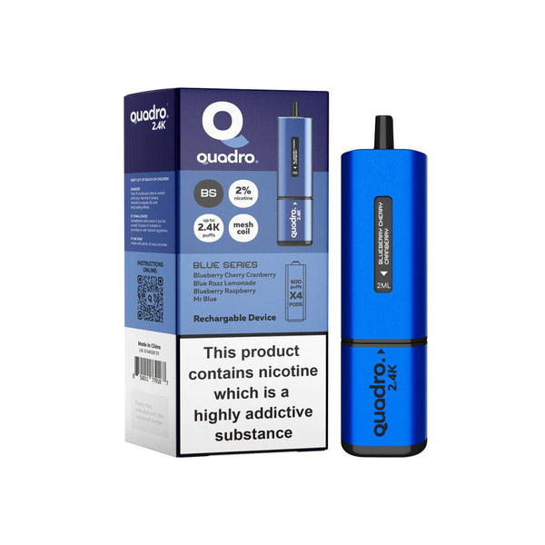 Quadro 4 in 1 2400 Puffs Disposable Vape