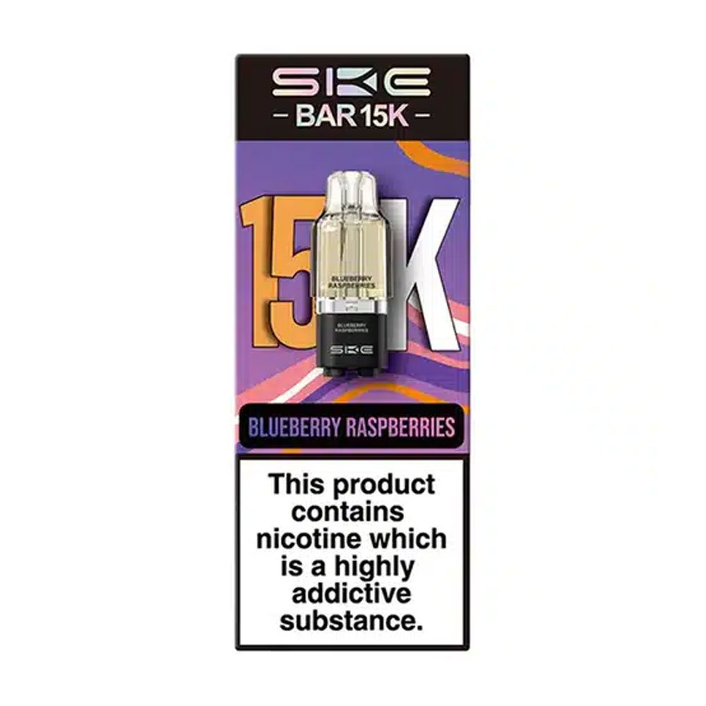 SKE Bar 15K Prefilled Pods - Blueberry Raspberries